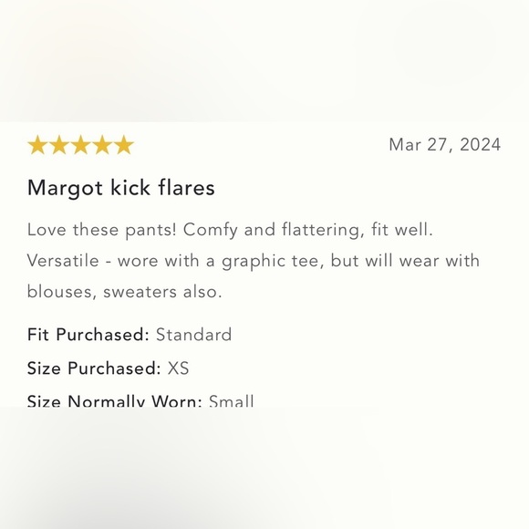 NWT Size 2X - The Margot Kick-Flare Cropped Pants by Maeve - Picture 14 of 16